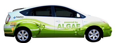 Sapphire Technology Algaeus - first hybrid to cross country using a belnd of algae-based renewable gasoline