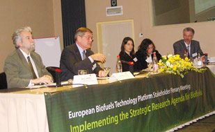 Speakers on the Biofuels Sustainability panel
